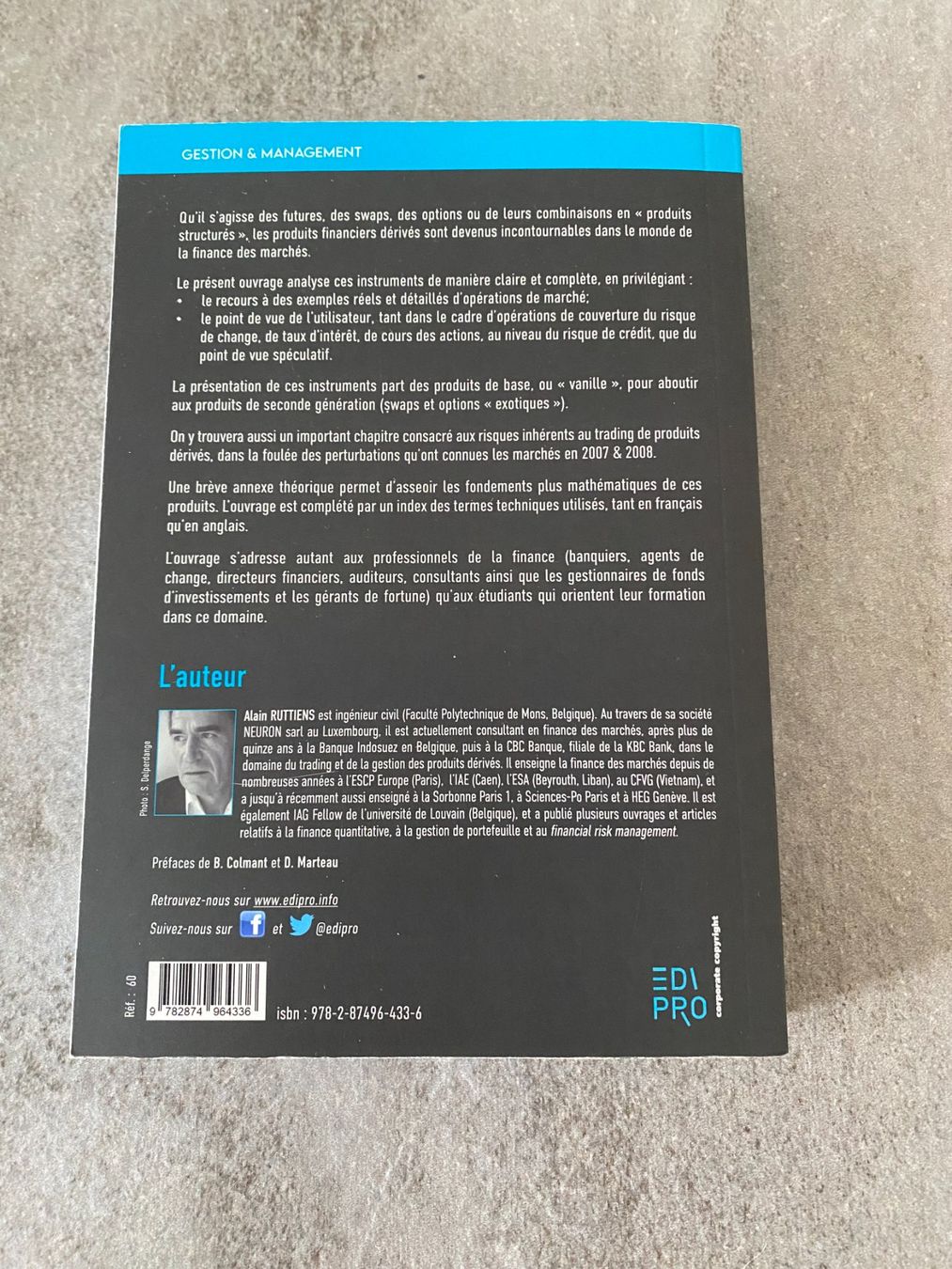 Libri: Livre sur les Futures, Swaps, Options – Nuovo (secondo la descrizione) da Sorengo venduto da ndilla 1