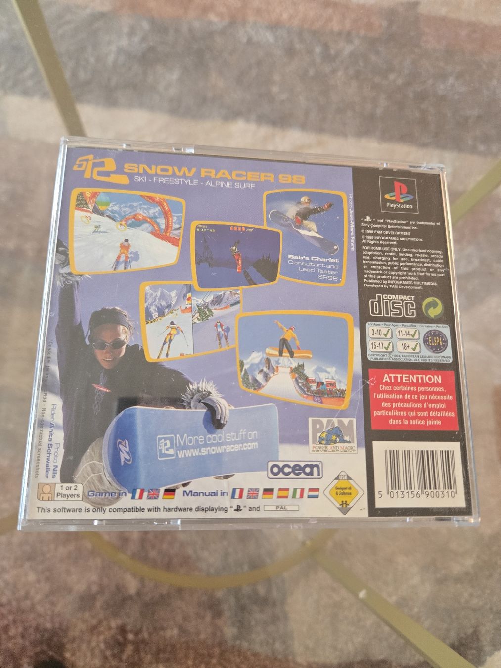 Giochi: Snow Racer 98 PS1 – Usato da Bussigny venduto da Kfdlt 1