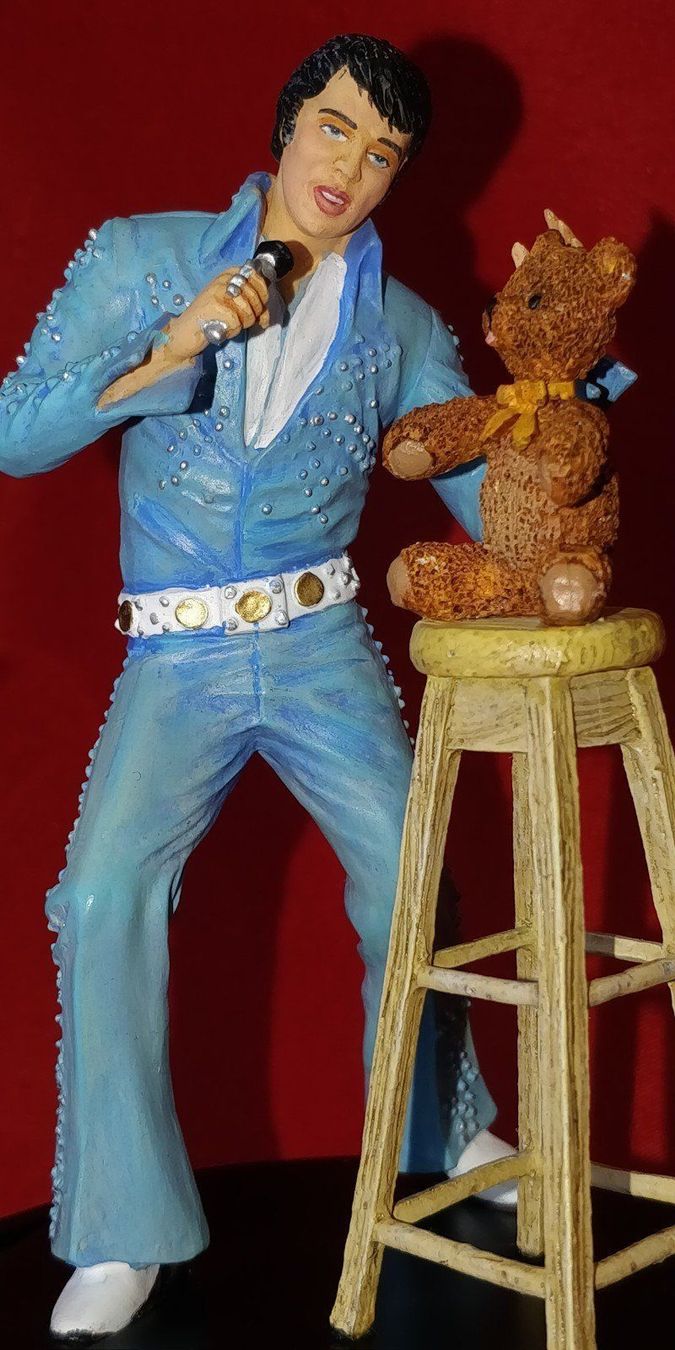 Statuette: ELVIS PRESLEY "TEDDY BEAR"  Figur (1999 EPE) – Nuovo (secondo la descrizione) da Baar venduto da STIFANI-SHOP 2