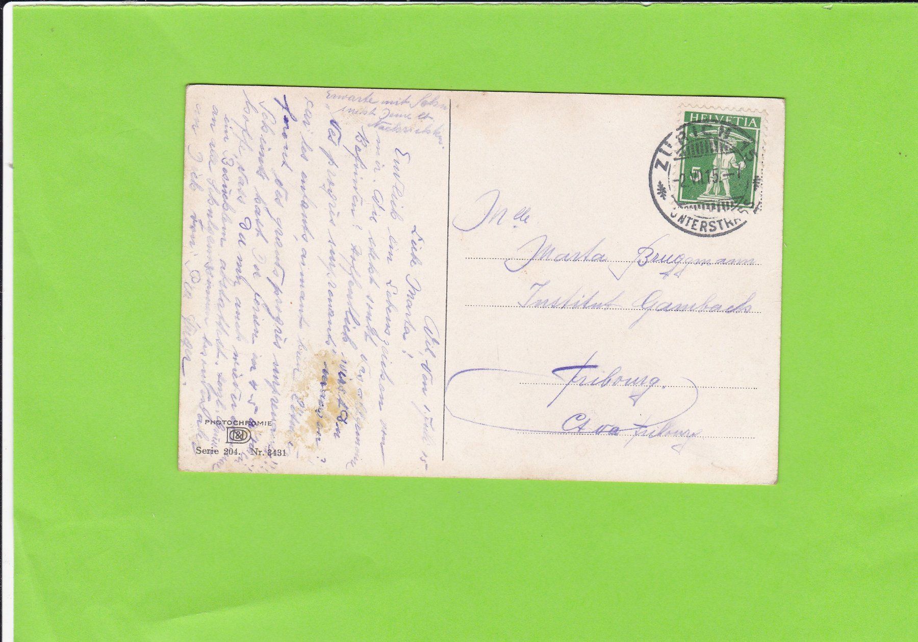 Cartoline postali: Haus--versendet 1915 – Usato da St. Peterzell venduto da neckertal 1