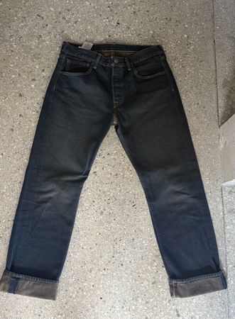 Pantalon en jean Levi's noir coupe droite