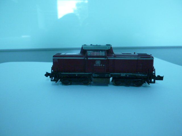 Trix Modellini di ferrovie: Minitrix 1x Diesellock DB 212216-6 Spur N – Usato da Diepoldsau venduto da ehrlich72