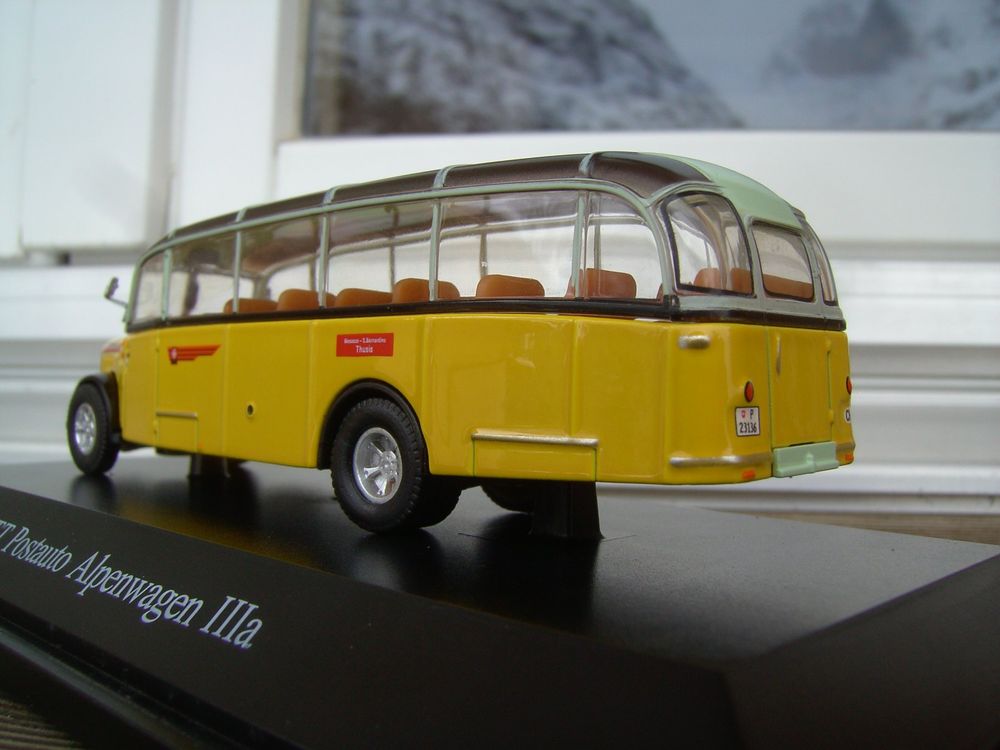 Modèle Réduit 1/87 Bus Saurer L4C Alpenwagen IIIA ACE Arwico 882013 - Neuf
