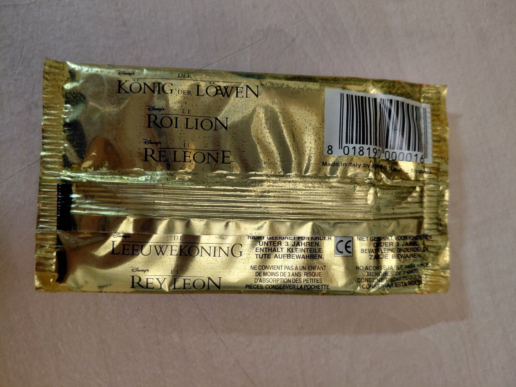 Giochi: Pogs Sealed Pack Lion King, last one – Usato da Bévilard venduto da PogMania 1