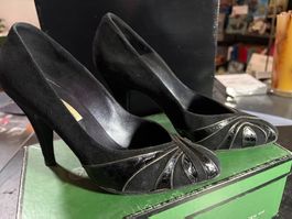 Italienische Pumps Grösse 37 in Leder, spezial-Angebot