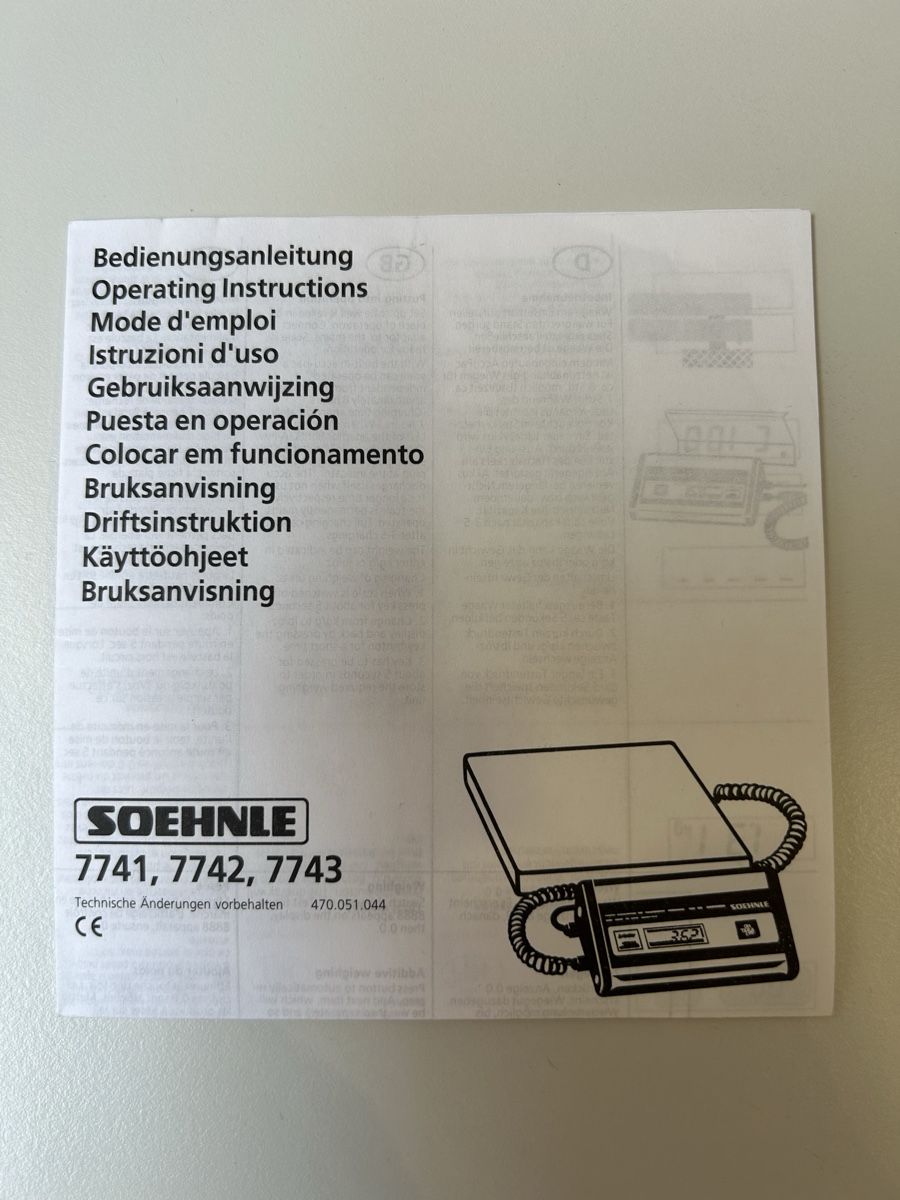 Soehnle Accessori da laboratorio: Soehnle Waage 7741 bis 50kg – Usato da Glattpark(Opfikon) venduto da Cmberger 4