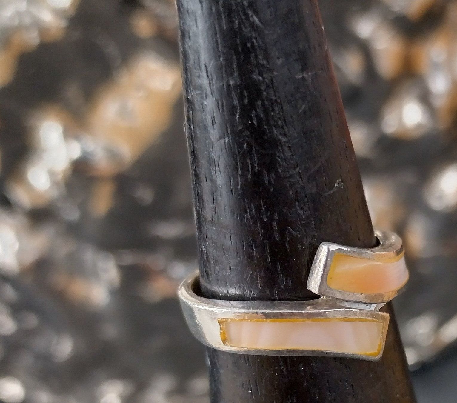 Anelli: ZARTER PERLMUTT RING IN 925 SILBER – Usato da Romanshorn venduto da BoutiqueA 3