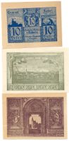 Österreich Notgeld Rüstorf 10, 20, 50 Heller 1920