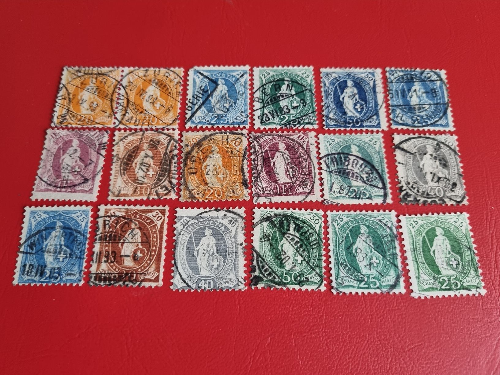 Tutti i francobolli: Sammlung Schweiz: Stehende Helvetia - ab 1.- – Usato da Heimenschwand venduto da rog_p7h9 3