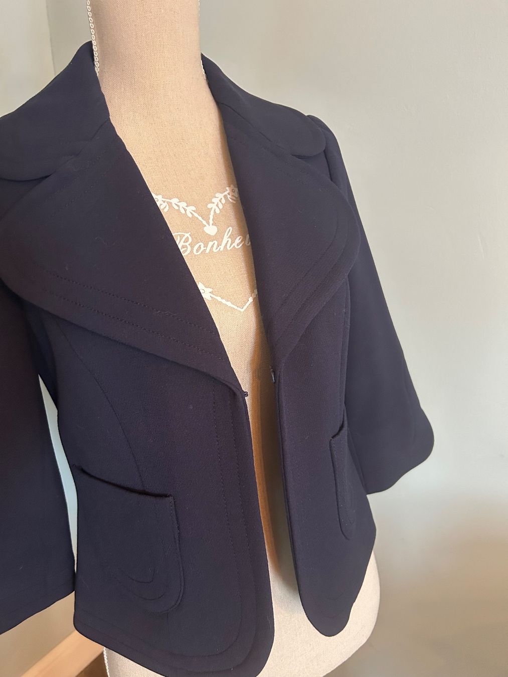 Giacche: Hübscher navyblauer Blazer, 1 x getragen – Usato da Küsnacht ZH venduto da saluki12 4