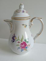 Vintage Teekanne / Kaffekanne Bavaria Porzellan 500 ml Gold