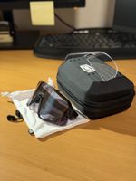 100% S3 Sportbrille schwarz mit Zusatzglas und Etui
