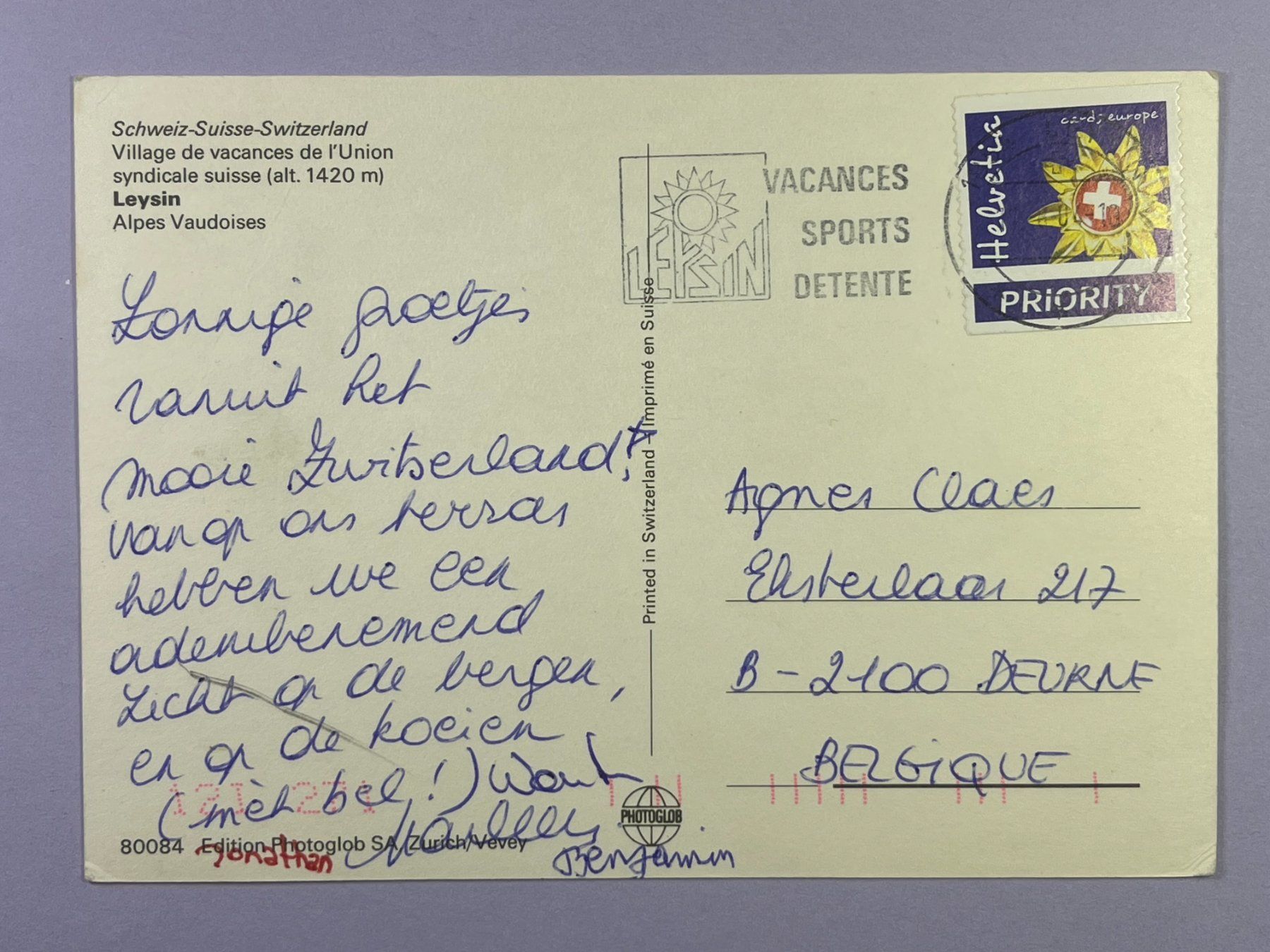 Cartoline postali: Leysin - Alpes Vaudoises – Usato da Steg VS venduto da _vinci_ 1