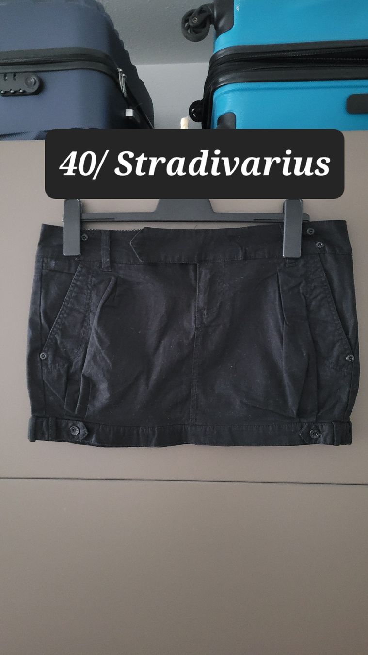 Stradivarius Röcke: Jupe Stradivarius elastique en coton/  taille 40  – Neu (gemäss Beschreibung) aus Vevey von x_y_f