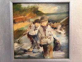 63x63/Leo Garcia/ handgemaltes Ölgemälde Philippinen