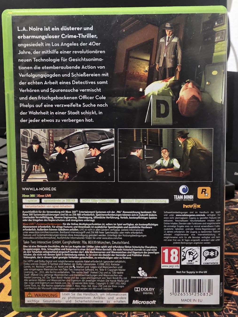 Giochi: L.A. Noire für Xbox 360 – Usato da Heiden venduto da civ_6m2g 1