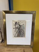 Salvador Dali Farblithographie surrealistisches Motiv