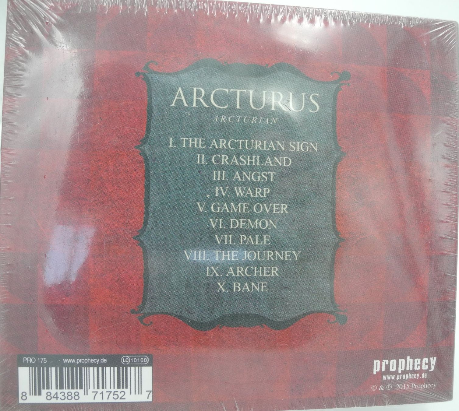 CD: CD Arcturus "Arcturian, Nr. 865 – Nuovo e nell'imballaggio originale da Kottwil venduto da Crazyrolf 1