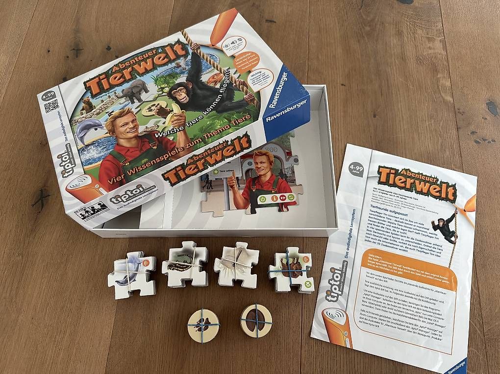 Tiptoi Spiele: Tip Toi Stift mit Abenteuer Tierwelt – Gebraucht aus Buchs SG von pessego2008 2