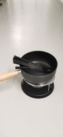 Fondue-Set, schwarz, neuwertig. Inkl 6 Gabeln