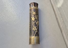 Vase aus Patronen-/Granathülse (Militaria)