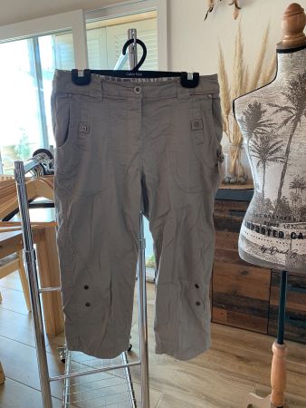 Pantacourt beige stretch Patrice Breal T40