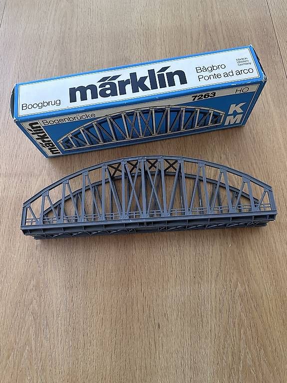 Märklin Modellini di ferrovie: Märklin Bogenbrücke 7263 HO – Usato da Rothenburg venduto da hei_9p7w