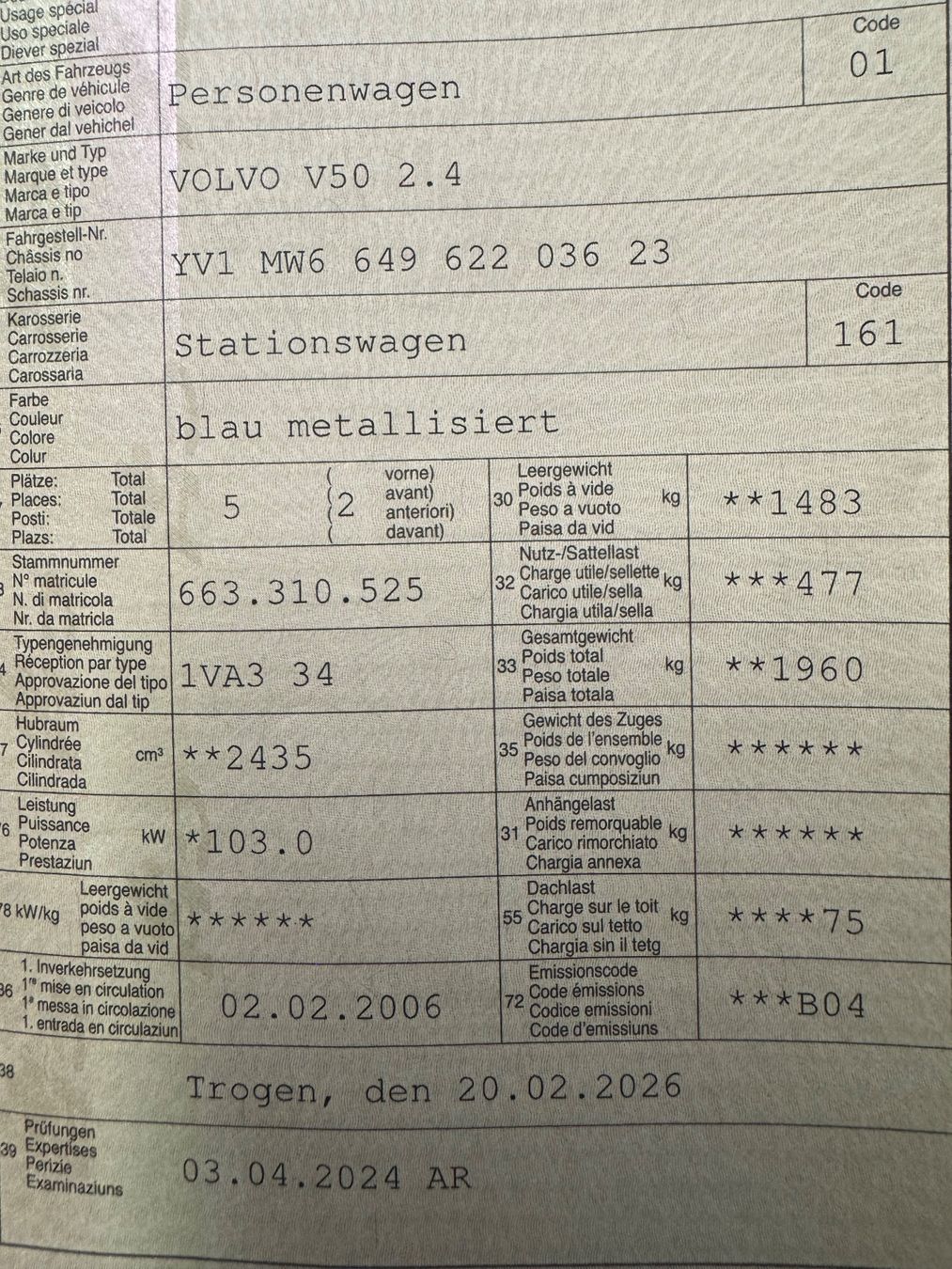 Volvo Automobili: Volvo V50 2.4 – Usato da St. Gallen venduto da AutoSG 9