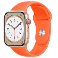 Apple Watch Silikon Armband 42 / 44 / 45 / 49 mm - Orange