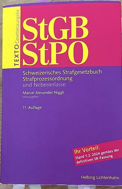 Libri: StGB/StPO – Usato da rümlang venduto da mal_smn8