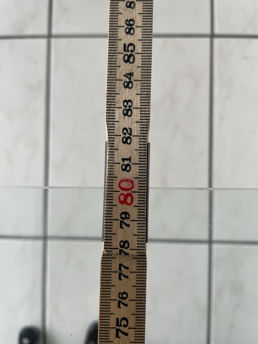 Scaffali: Glastablar regal 80x18,5x0,7cm – Usato da Nidau venduto da Beritundpan 2