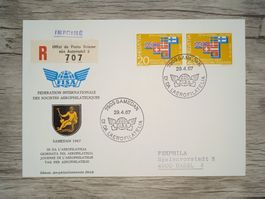 TR18 Enveloppe + Timbre Suisse 1967