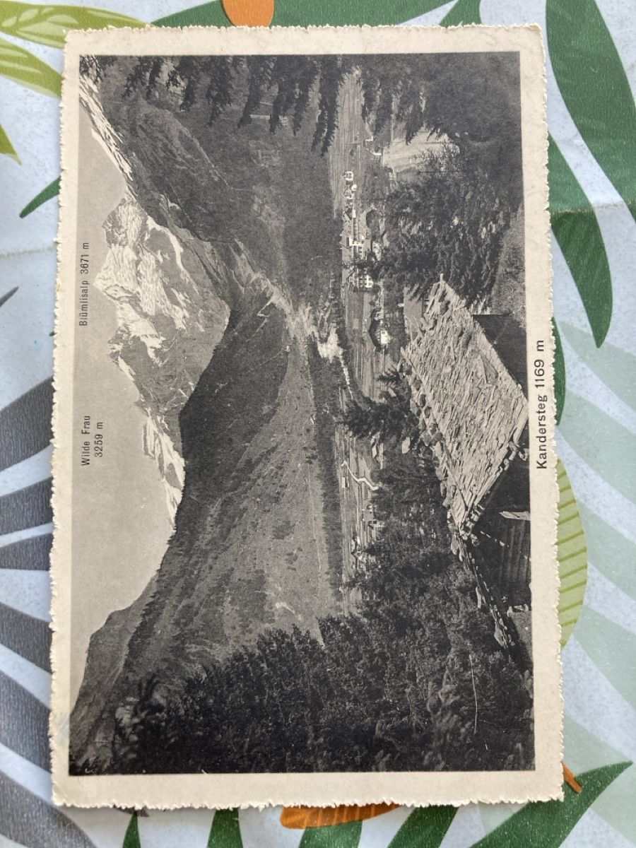 Ansichtskarten: 36)Kandersteg,1915! – Gebraucht aus Ascona von ruru4150