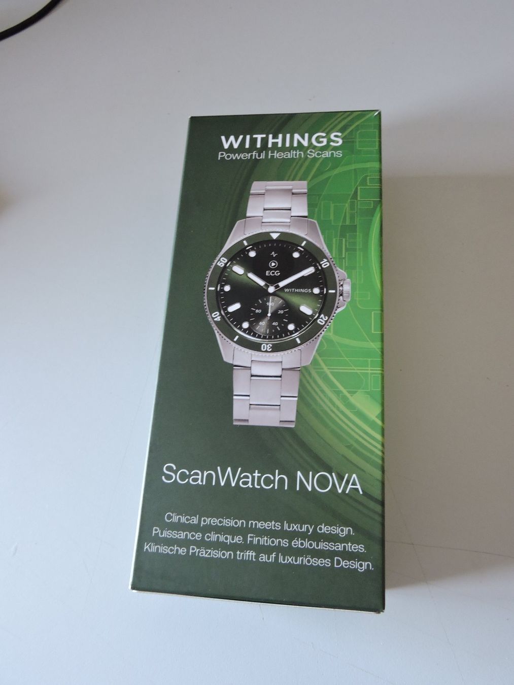 Smartwatch: Smartwatch Withings Scan Watch NOVA green – Gebraucht aus Hauptwil von Borusse01 1