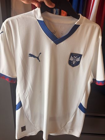 Puma Fussball Trikot Serbien weiss Grösse L neu