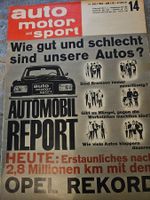 AMS 11/64 NSU Prinz 1000 Opel Rekord Ghia 1500 GT xa