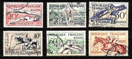 France - 1953 - YT 960-965 - Série oblitérée