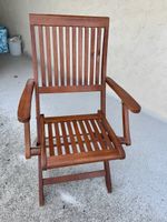 Gartenstuhl Holz klappbar braun