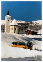 Obertschappina Heinzenberg Poster Postauto Saurer RH525-23