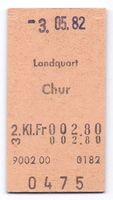 Billette Landquart - Chur
