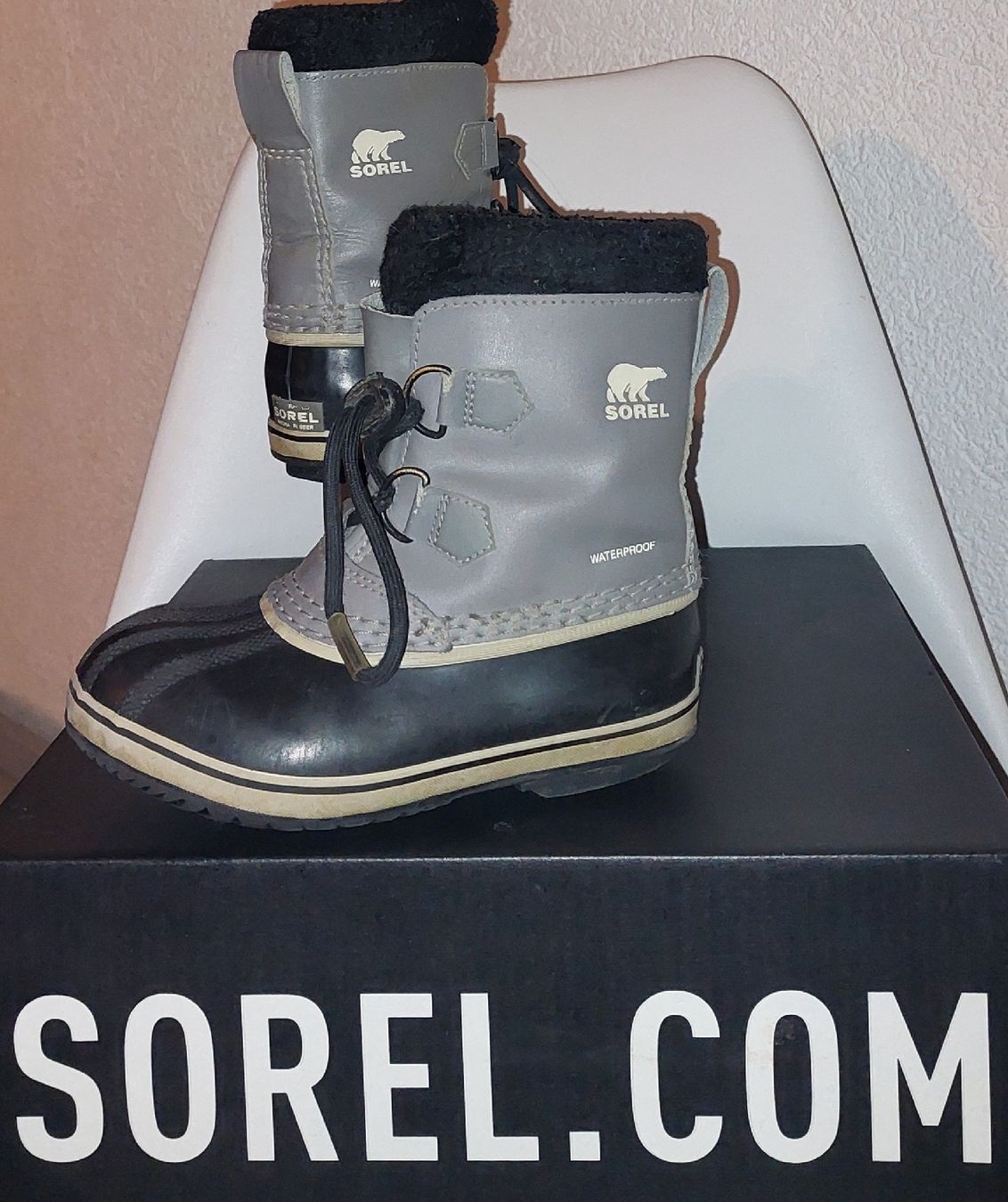 Sorel Scarpe per ragazzi: Bottes hiver SOREL taille 31 gris – Usato da Orpund venduto da Biennerome 3