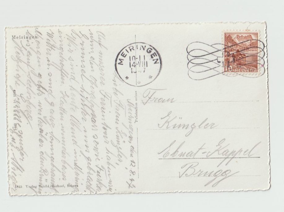 Cartoline postali: AK von Meiringen/BE – Usato da Bülach venduto da Sonnyundcher 1