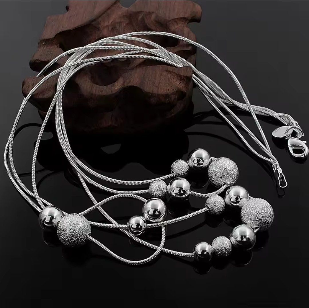 Catenine: Schöne Kette mit Anhänger, 925 versilbert – Nuovo (secondo la descrizione) da Grenchen venduto da dar_6d52 2