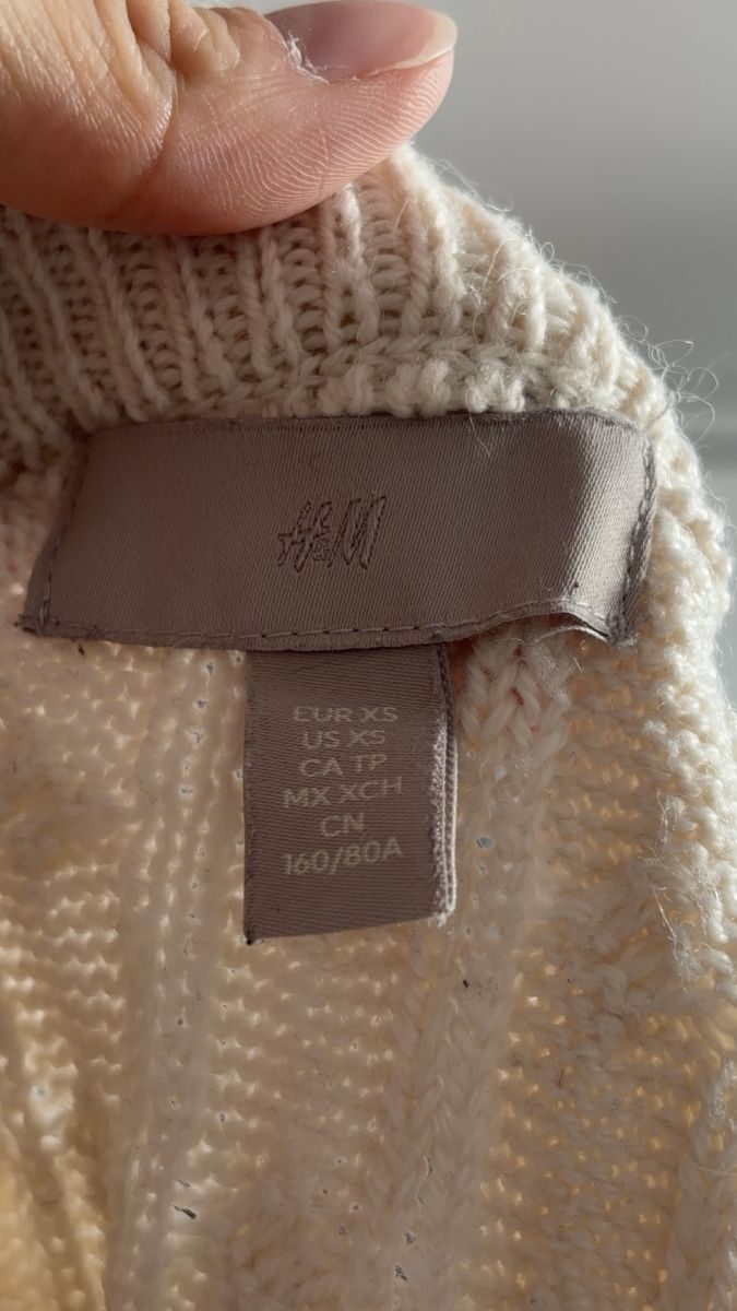 H&M Maglioni & Felpe: Pullover weiss/beige H&M – Usato da Meiringen venduto da marinaz123 2