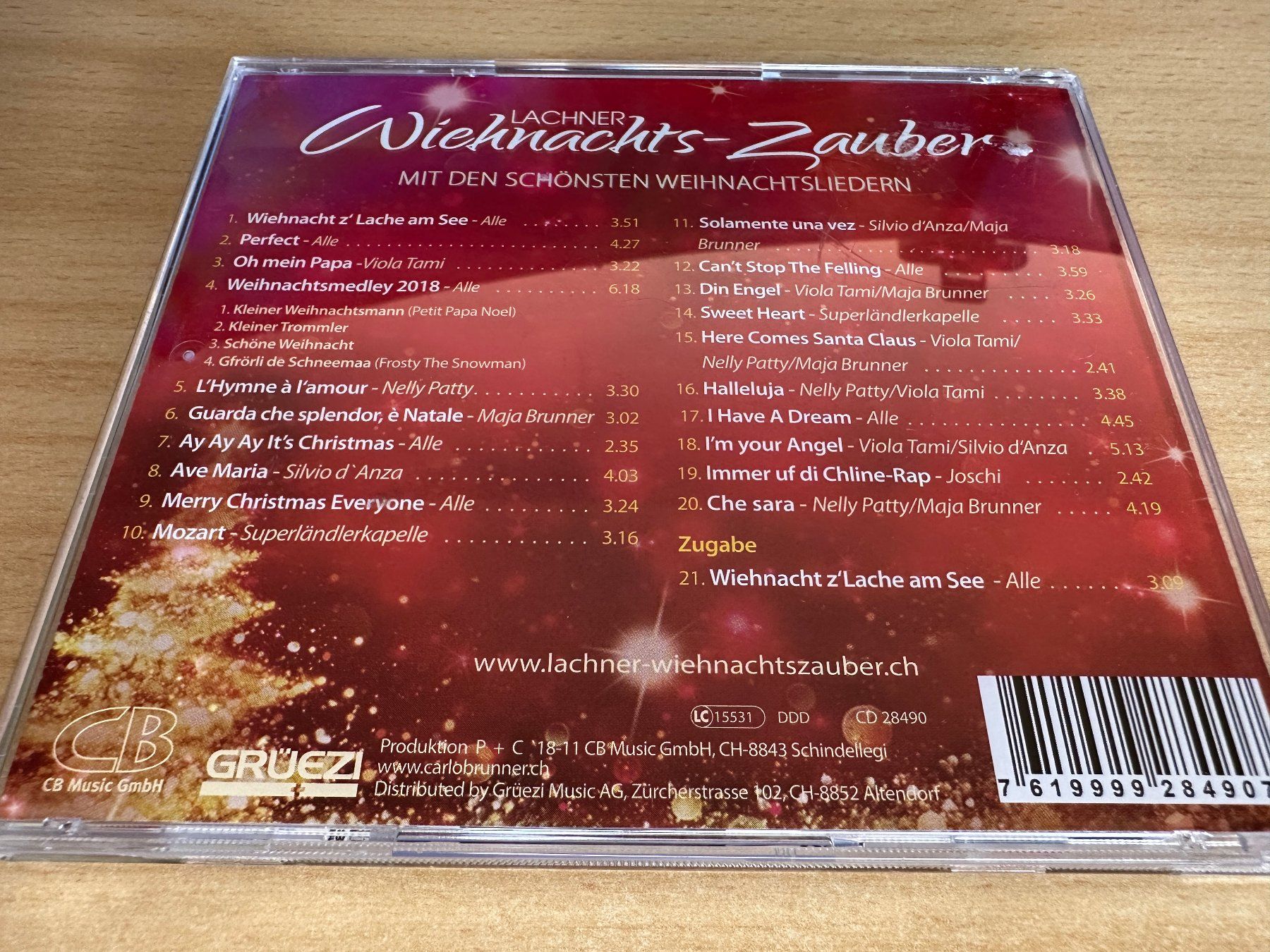 CD: Various - Lachner Wiehnachts-Zauber – Usato da Rikon im Tösstal venduto da Alpenmutz 1