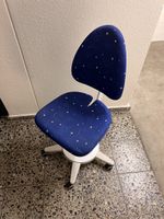 Moll Kinder-Schreibtischstuhl blau mit Sternen gebraucht