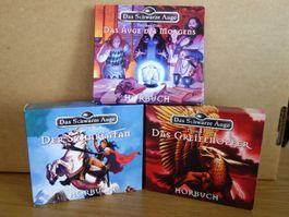 3 Das schwarze Auge Hörspiele, über 1000min Laufzeit.