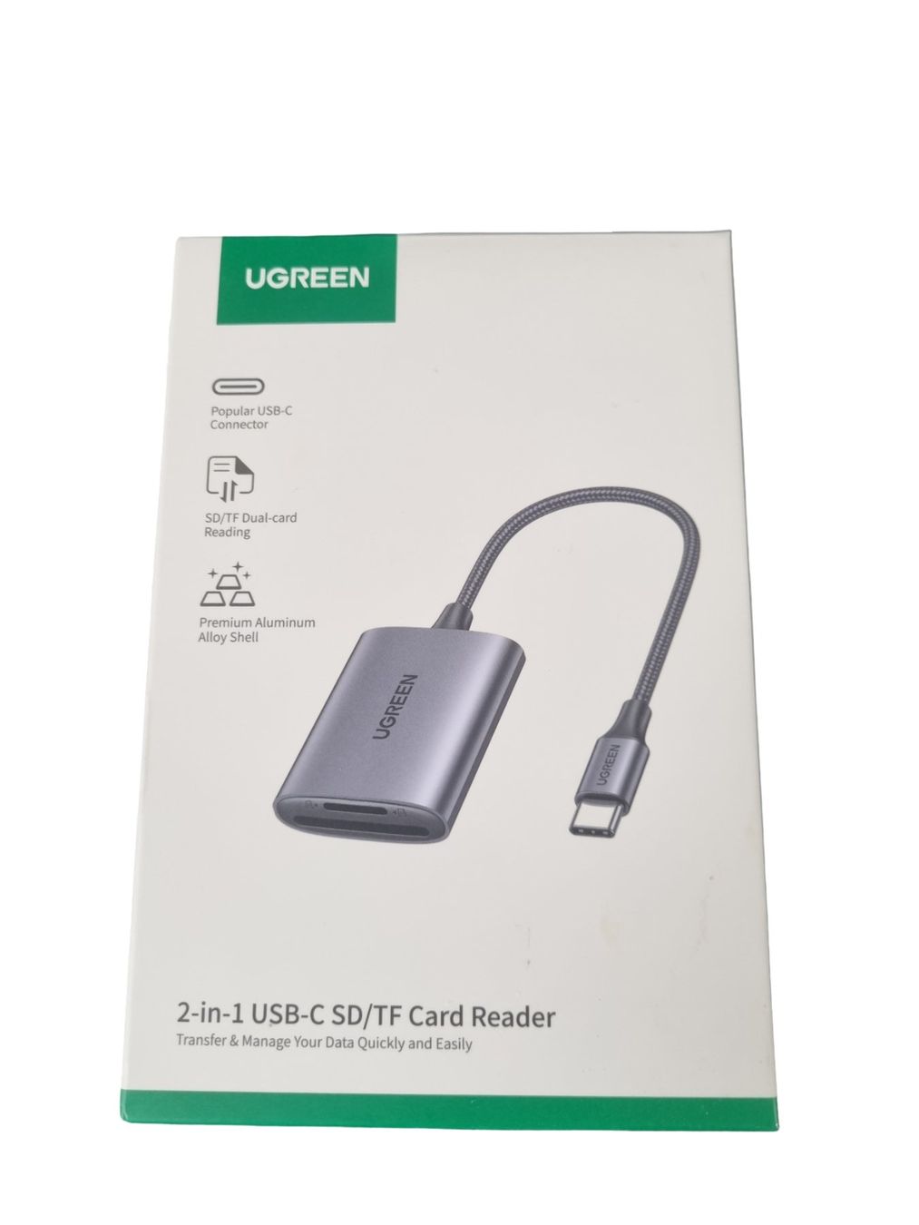 Ugreen Kartenlesegeräte: UGREEN USB-C SD/TF Kartenleser – Neu (gemäss Beschreibung) aus Wangen b. Olten von Restwert_Wangen