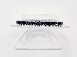 Damenarmband Tennis Armband Swarovski Kristalle Anthrazit