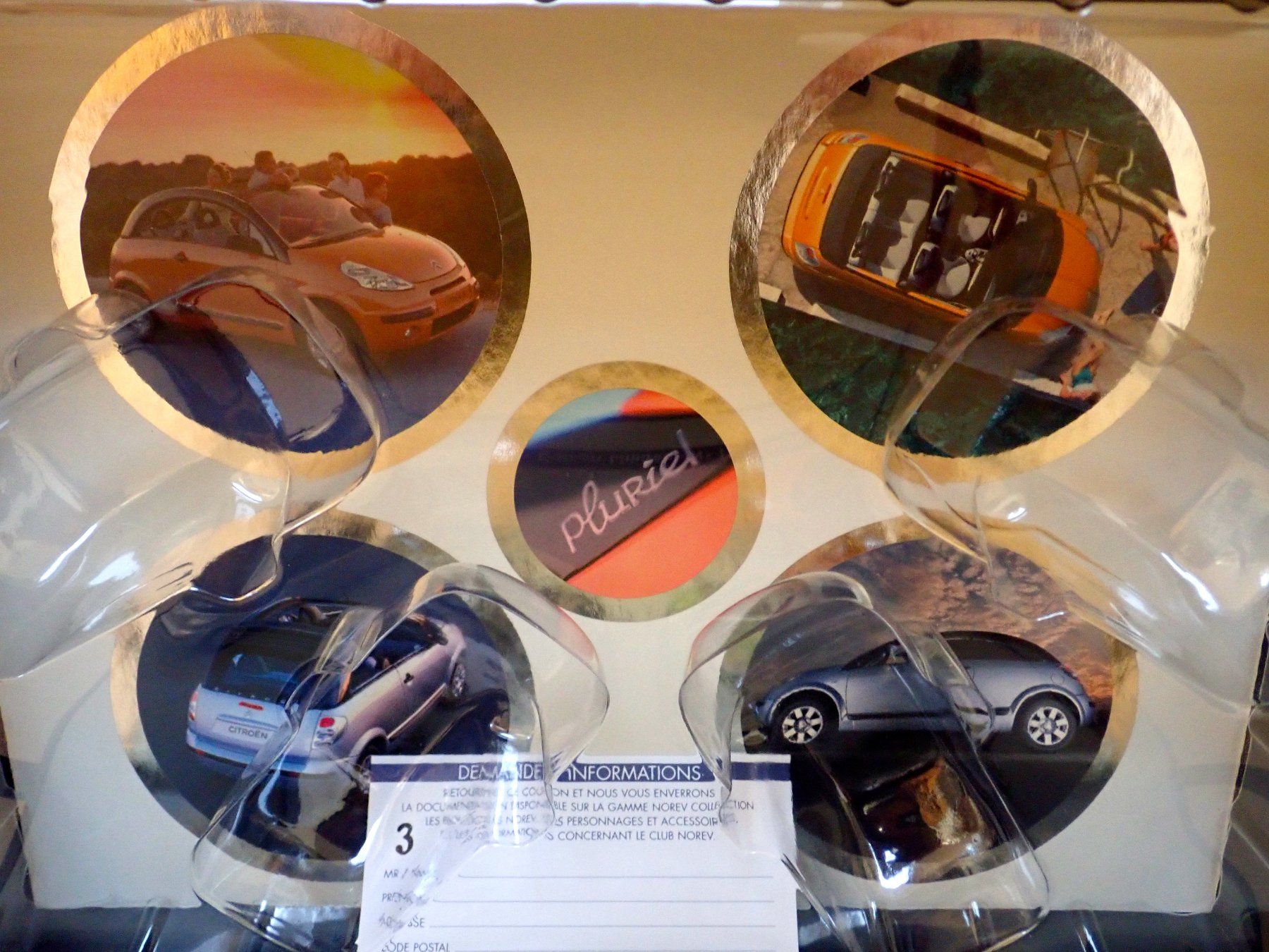 Norev Modellini d'auto: Citroen C3 Pluriel - 4 Versionen - limitierte Auflage Norev – Nuovo e nell'imballaggio originale da Winterthur venduto da 602ccm 1